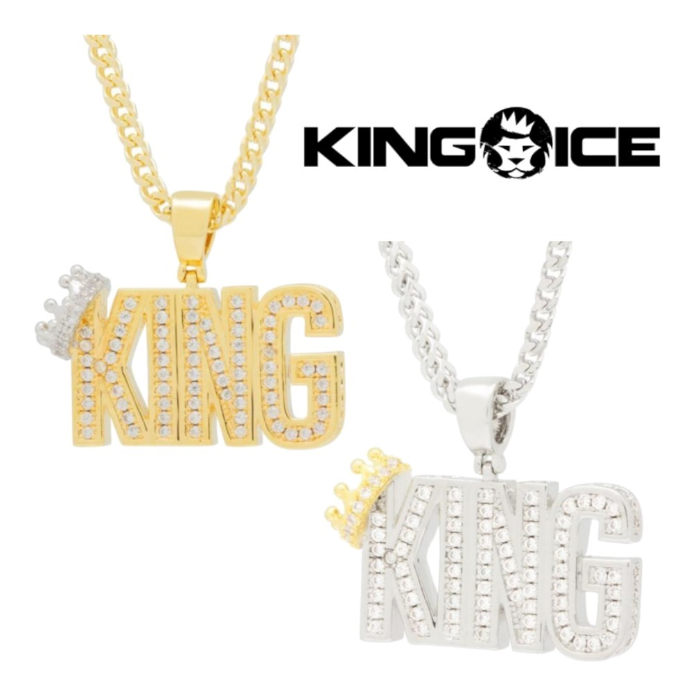 King Ice × Snoop Dogg☆ クラウンキング ネックレス * 2色