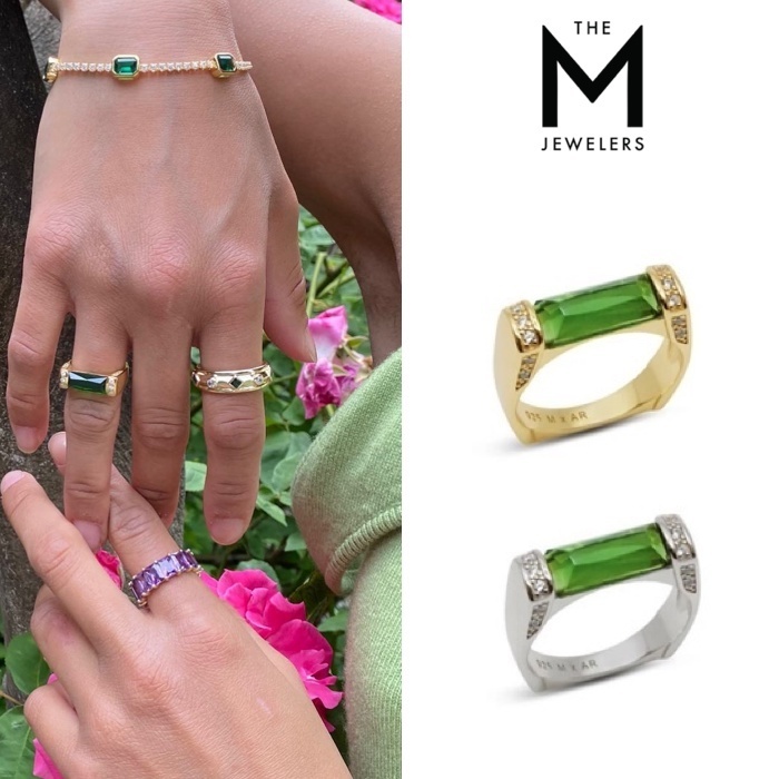 ニューヨーク発【送料無料】エメラルドリング！THE M JEWELERS