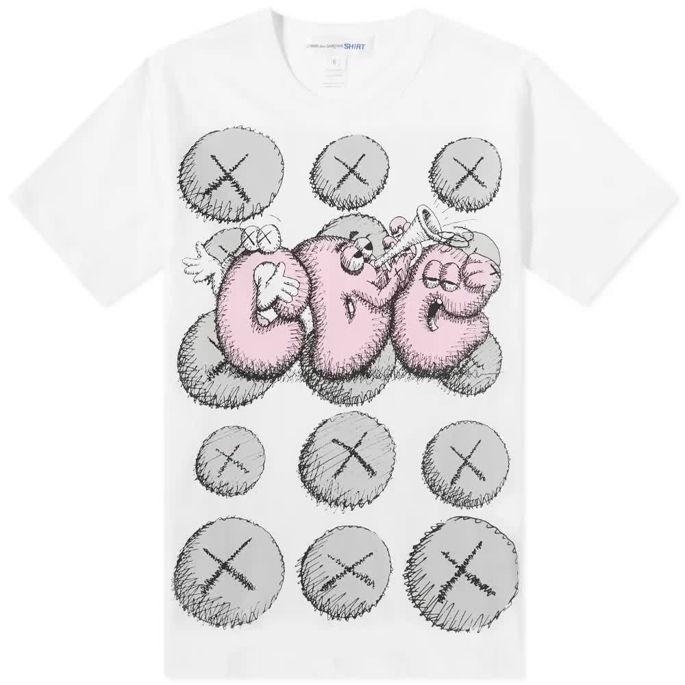 【未使用品】 送料無料!COMME (M) TEE PRINT KAWS X SHIRT GARCONS DES Tシャツ・カットソー 【未使用品】 送料無料!COMME (M) TEE PRINT KAWS X SHIRT GARCONS DES Tシャツ・カットソー