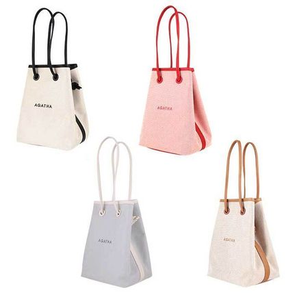 Agatha Totes Casual Style Unisex Formal Style  Totes