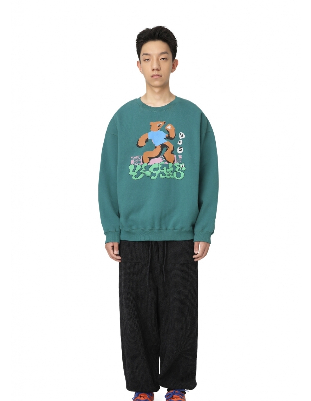 さらに100円引き◆YESEYESEE◆S**t Bear Sweatshirts スウェット さらに100円引き◇YESEYESEE◇S**t Bear Sweatshirts スウェット