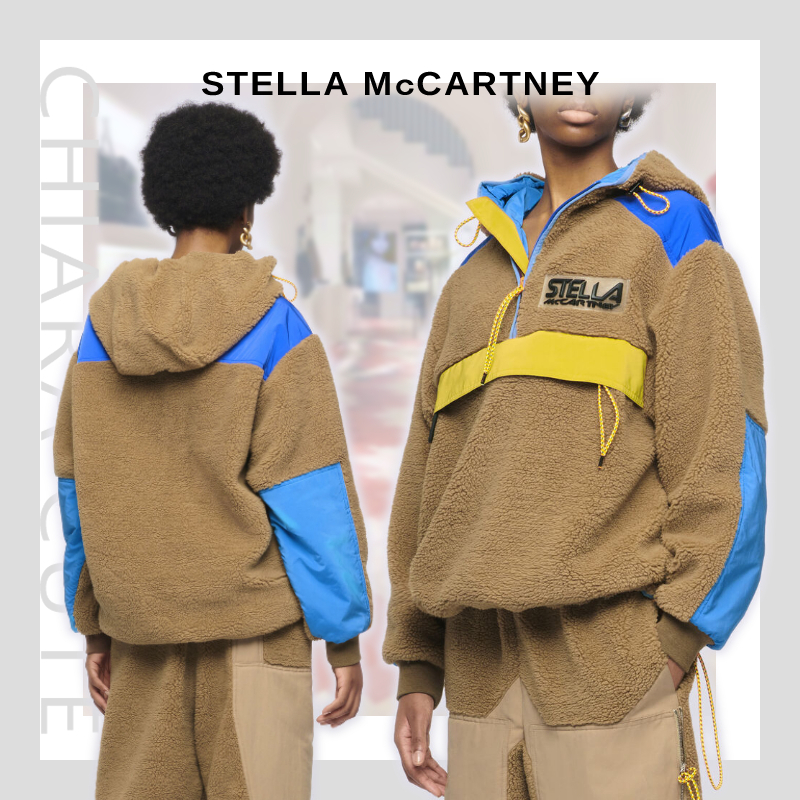 人気ブランド 【21PF /テディフード付ジャケット McCartney_women NEW】Stella パーカー・フーディ 人気ブランド 【21PF /テディフード付ジャケット McCartney_women NEW】Stella パーカー・フーディ