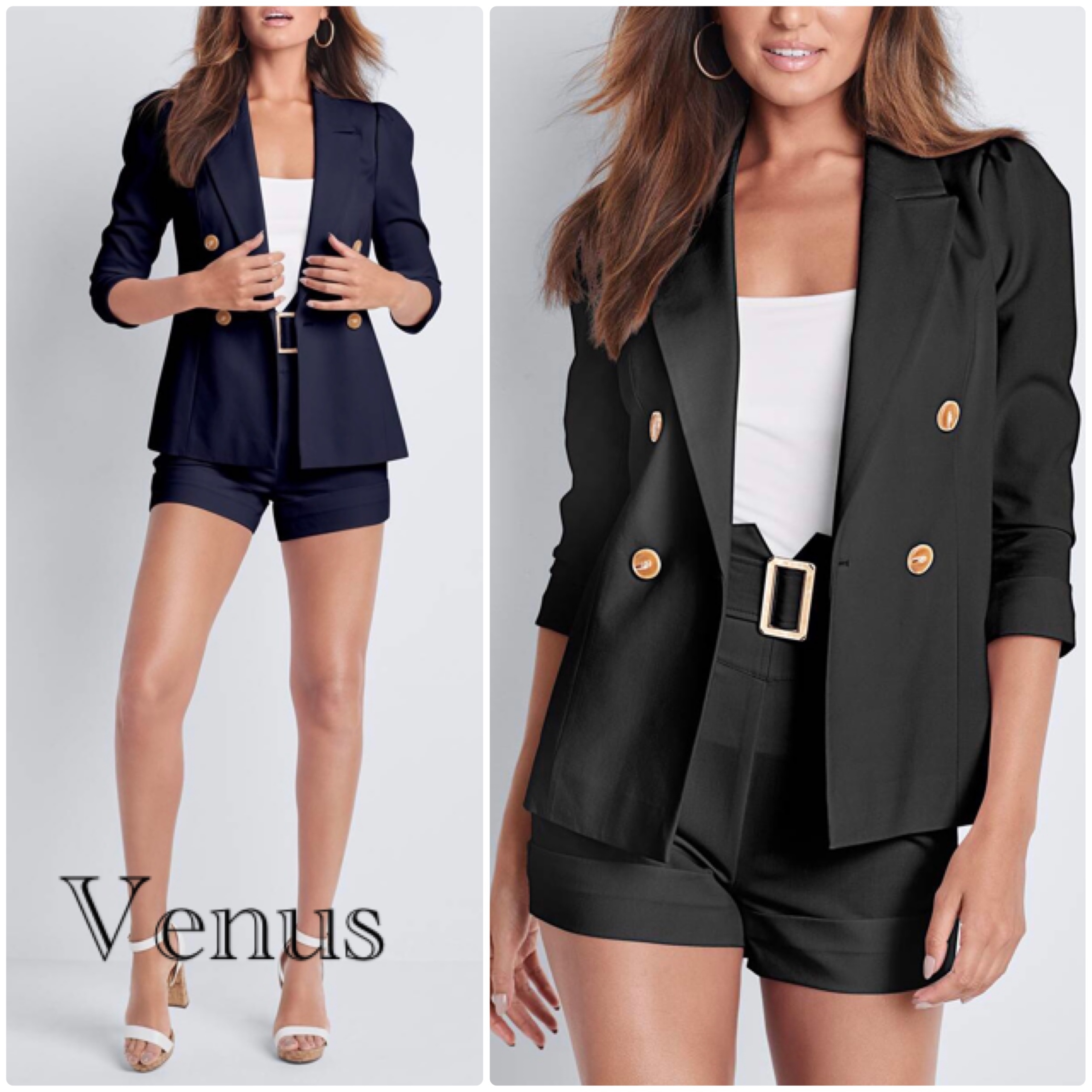 激安超安値 Venus★ジャケット&ショートパンツ 上下セット ハイウエスト セットアップ 激安超安値 Venus★ジャケット&ショートパンツ 上下セット ハイウエスト セットアップ