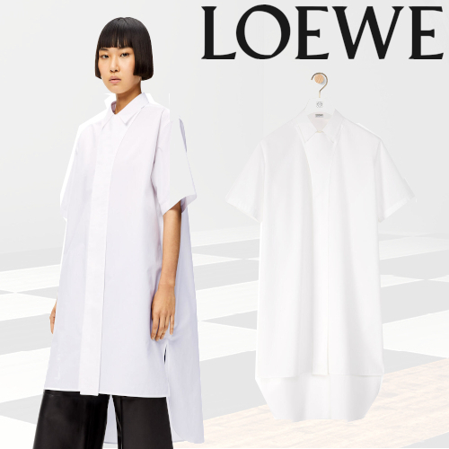 21AWランウェイ着 LOEWEロエベ プラストロン コットンTシャツ www