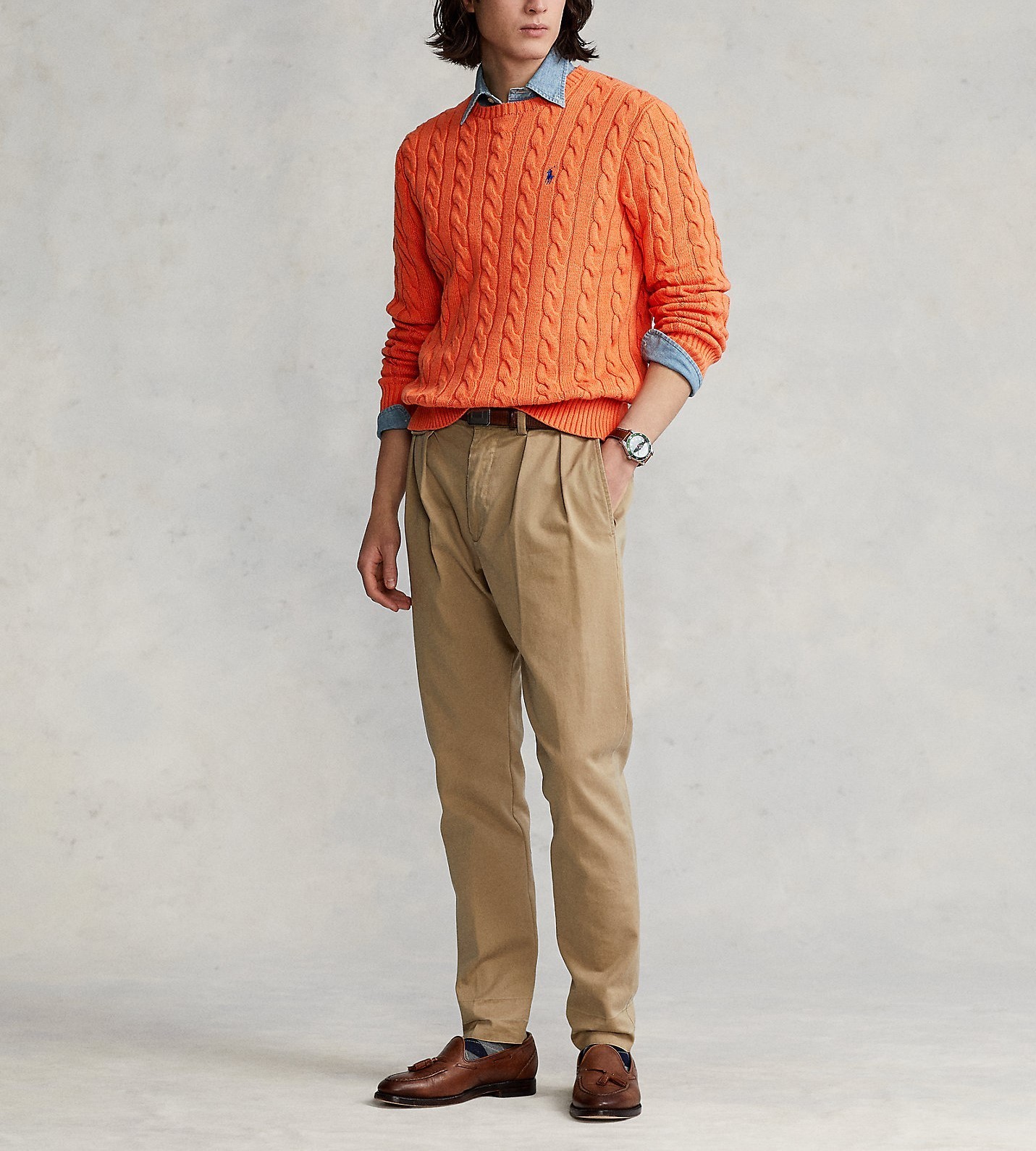 Ralph Lauren ニット・セーター Men's《RalphLauren》ケーブルニット コットン セーター(3)