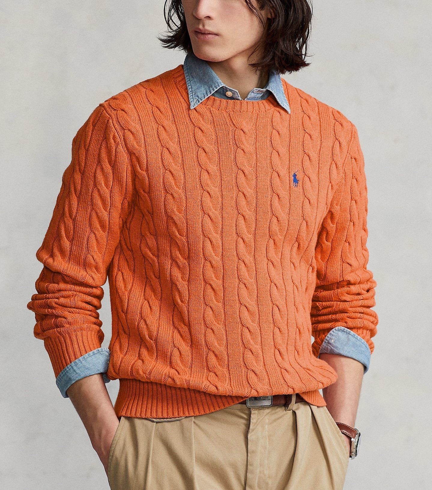 Ralph Lauren ニット・セーター Men's《RalphLauren》ケーブルニット コットン セーター(5)