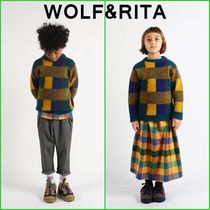 人気のWOLF&RITA Oscarカラフルブロックチェックセーター