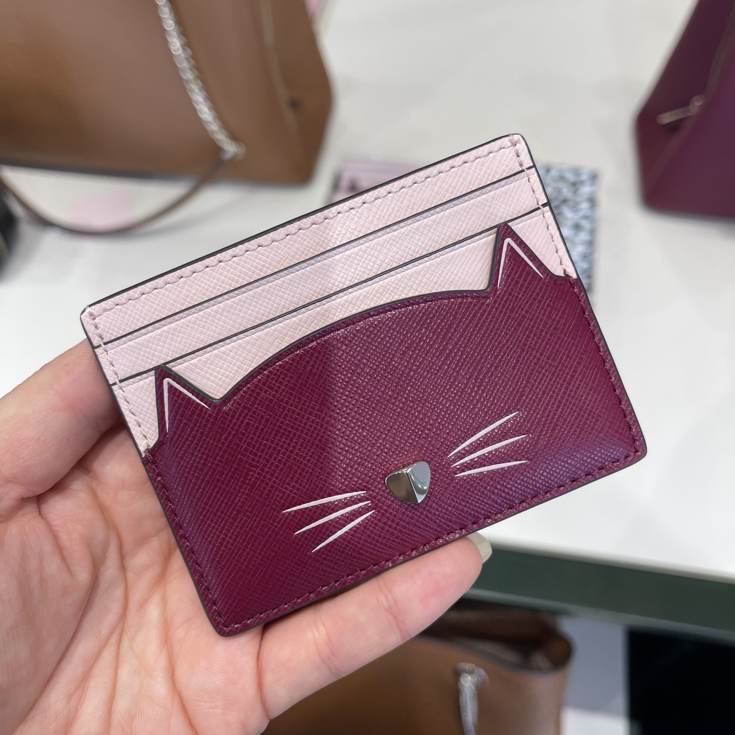 Kate Spade】ミャオ スモール スリム カード ホルダー (kate spade new