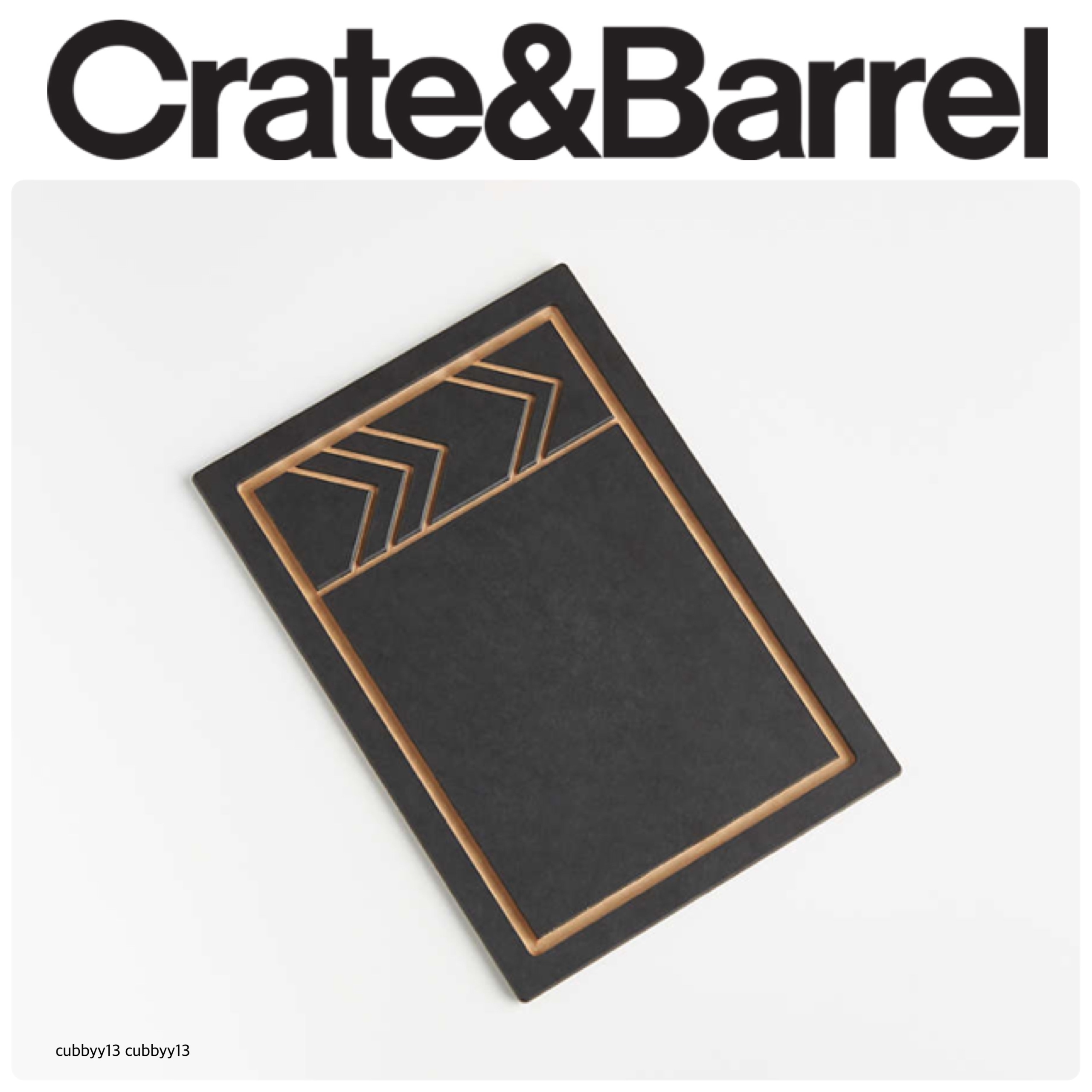 Crate&Barrel スモールカットアンドサーブボード