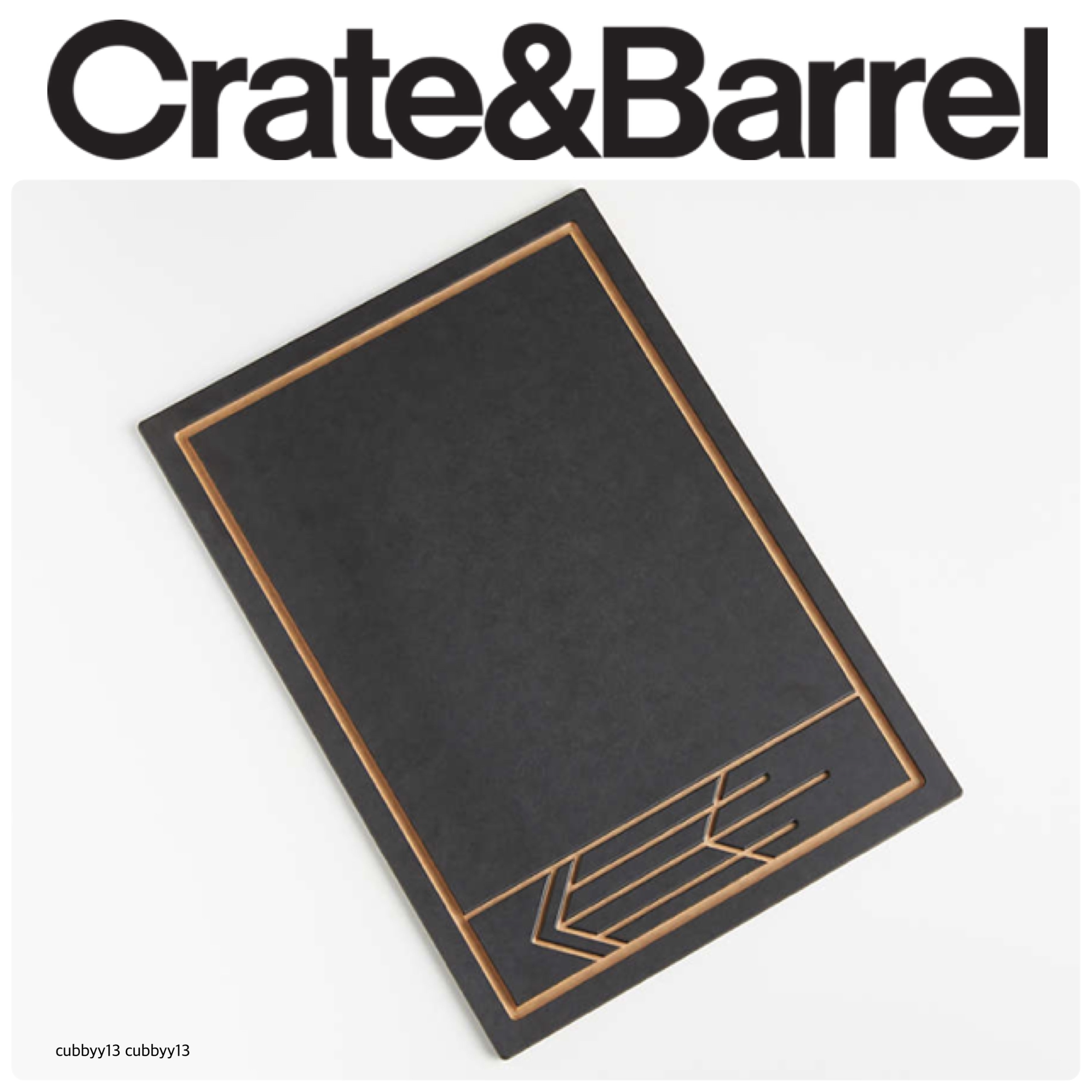 Crate&Barrel ミディアムカットアンドサーブボード