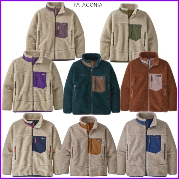 人気★PATAGONIA★毎日の キッズRetro-Xフリースジャケット