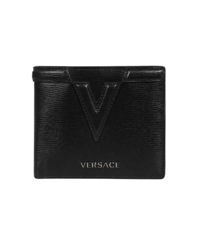 関税込】人気◇VERSACE ヴェルサーチェ◇Vロゴ 二つ折り財布 関税込】人気◇VERSACE ヴェルサーチェ◇Vロゴ 二つ折り財布