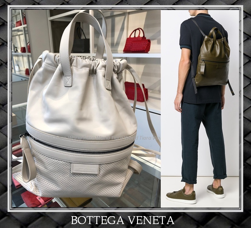 【中古】 VIP SALE◆BOTTEGA VENETA LEGGERO DW バックパック ミスト バックパック・リュック 【中古】 VIP SALE◆BOTTEGA VENETA LEGGERO DW バックパック ミスト バックパック・リュック