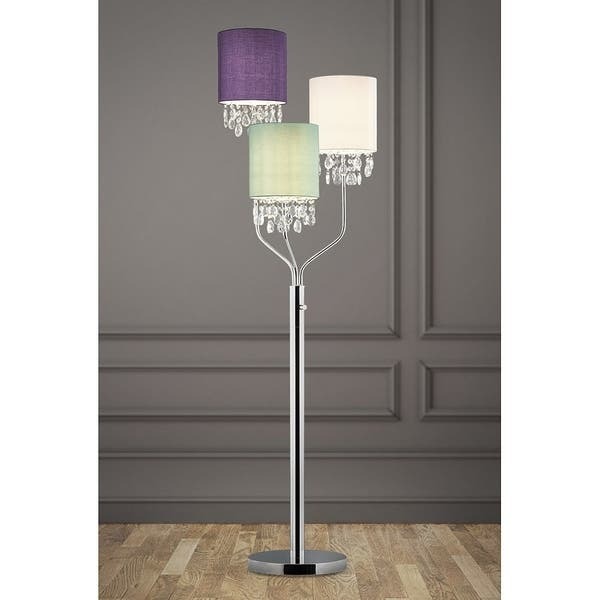 HomeGlam ミックスカラーシェード フロアランプ