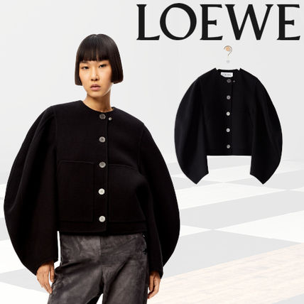 21AWランウェイ着 LOEWEロエベ サーキュラースリーブジャケット (LOEWE ...