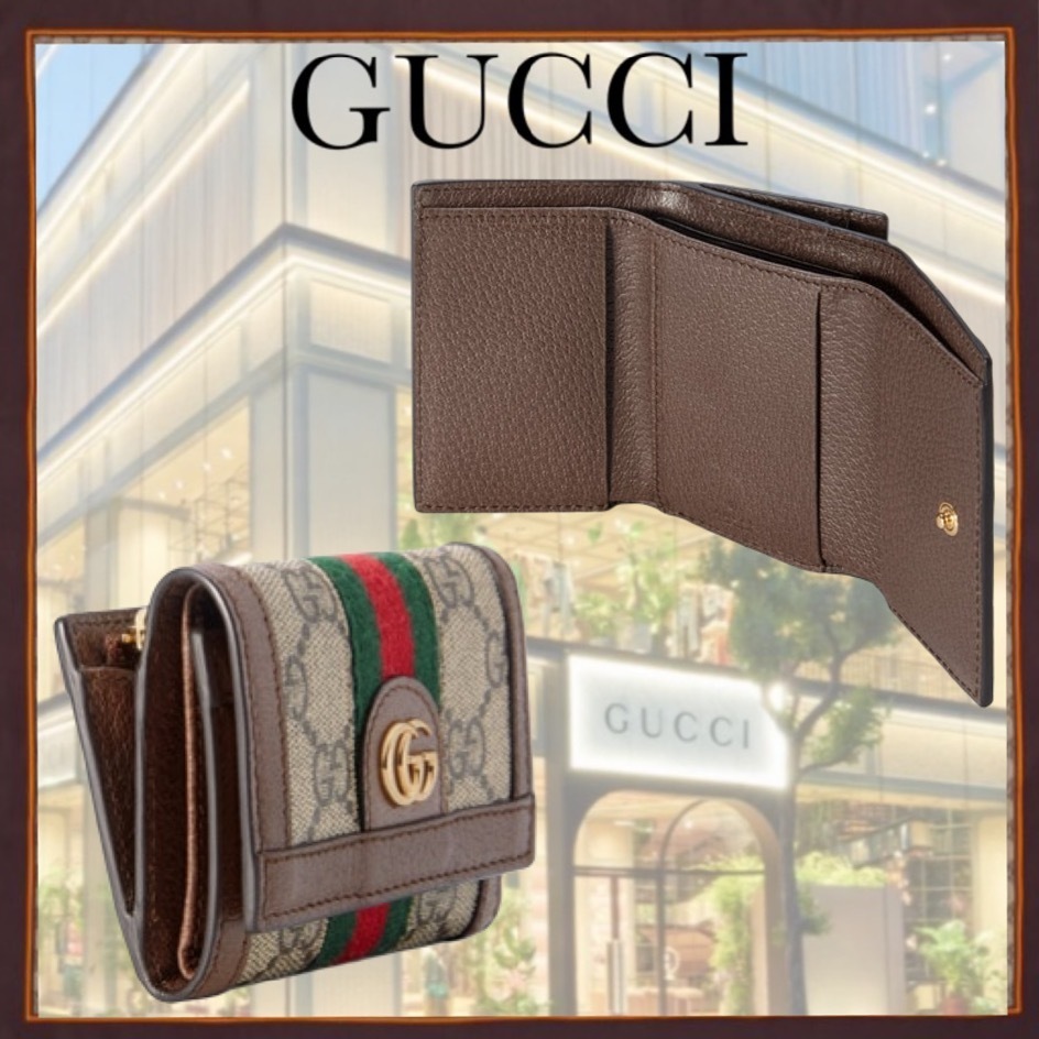 贈る結婚祝い ■国内直営店買付■GUCCI■オフディア 財布 二つ折り 折りたたみ財布 贈る結婚祝い ■国内直営店買付■GUCCI■オフディア 財布 二つ折り 折りたたみ財布