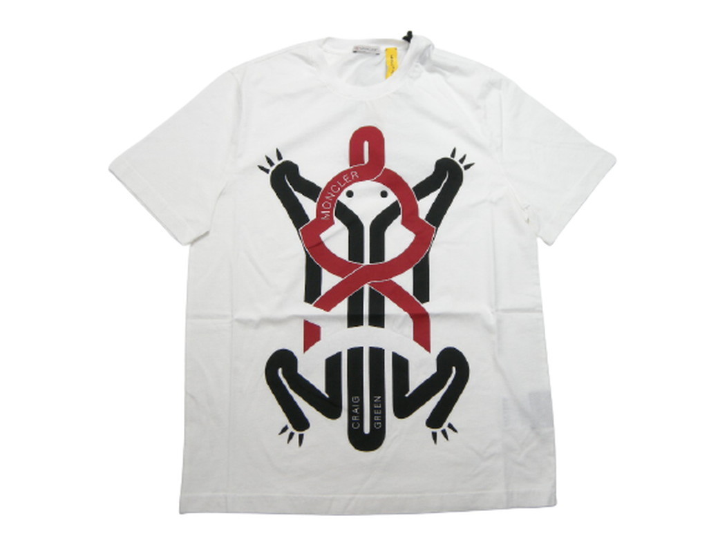sz S-XL◆確保済◆関税無◆国内発MONCLER CRAIG GREEN Tシャツ白