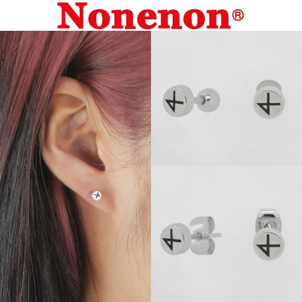 NONENON Earrings Unisex Street Style Earrings