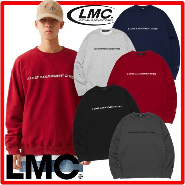 ★21AW 人気★【LMC】★LMC CAPITAL LOGO SWEATSHIR.T★