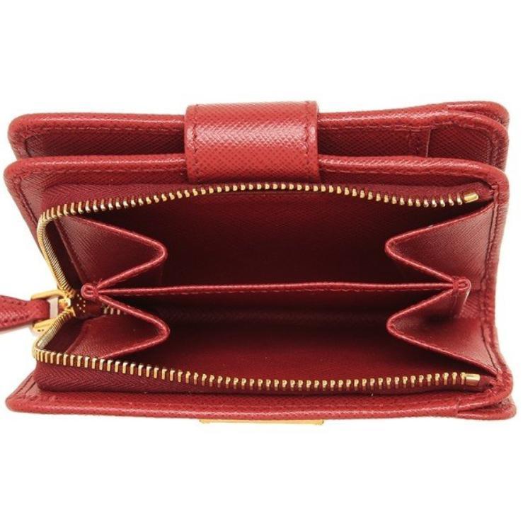 PRADA 折りたたみ財布 【プラダ】レディース 二つ折り財布 PRADA 送料関税込み(3)