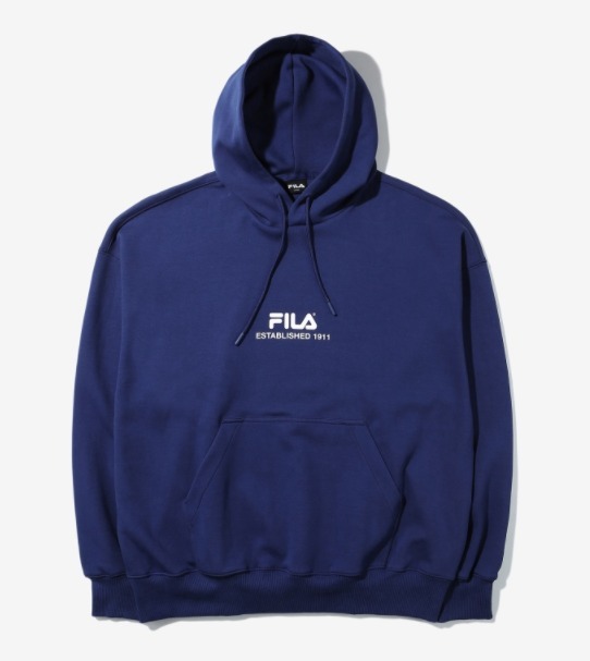 ☆BTS 着用☆関税込☆FILA☆Loose fit logo hoodi.e☆フーディー