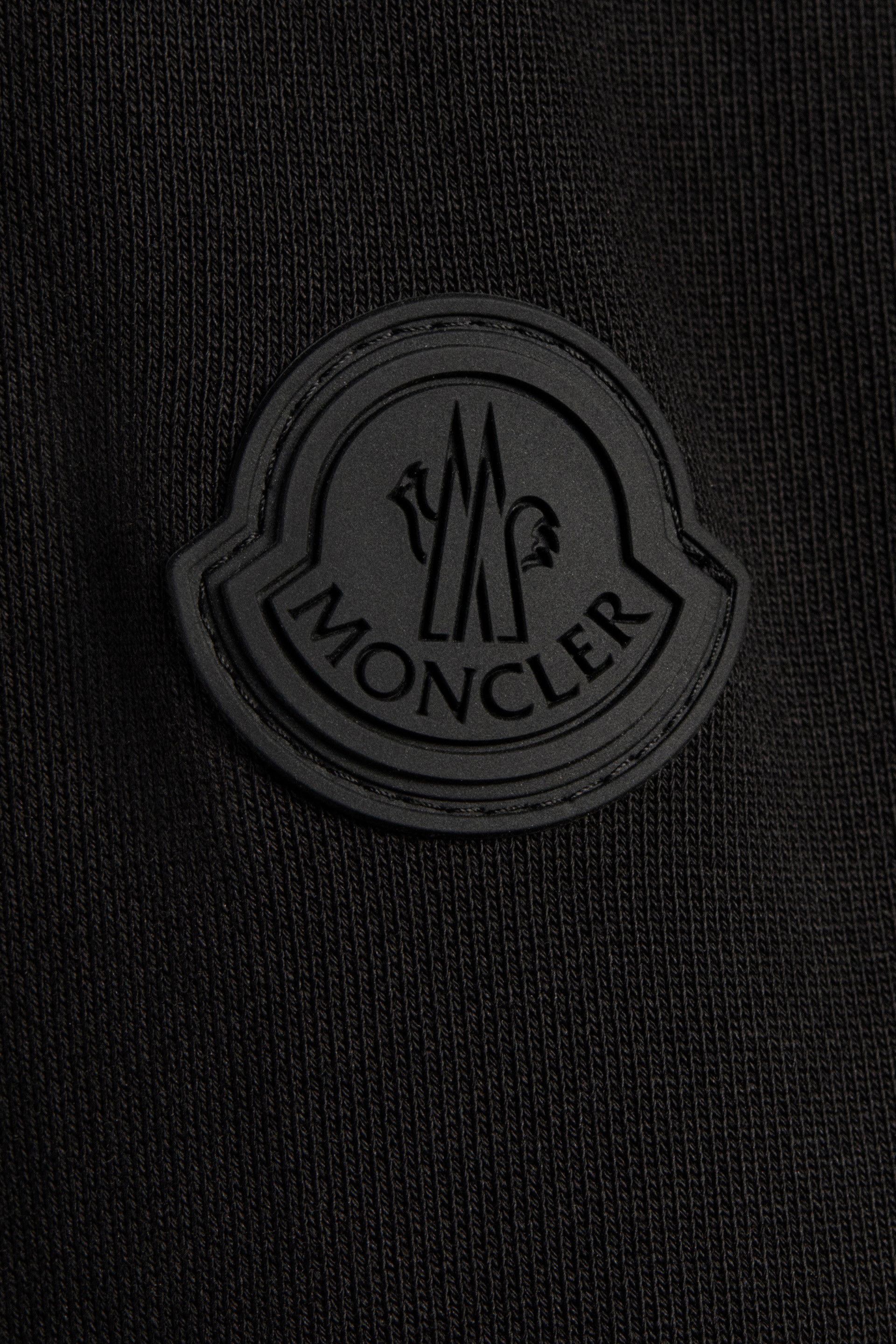 MONCLER】☆大人気☆フード付き ブラック パーカー♪ロゴ入り (MONCLER ...