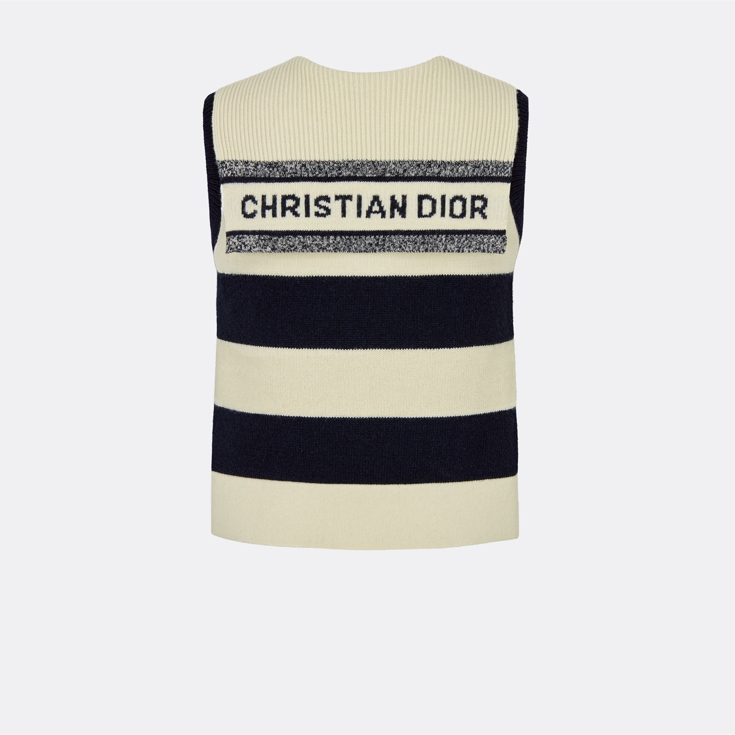 Dior ニット・セーター 【DIOR】ディオール 人気☆ ロゴ ニット ノースリーブセーター(5)