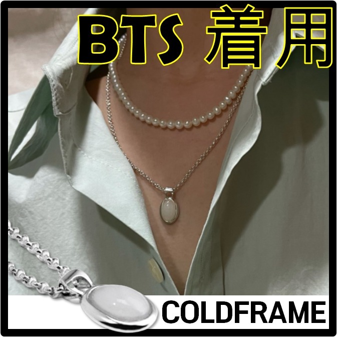 ☆BTS 着用☆COLDFRAME★Mother's White Quartz Necklac.e★
