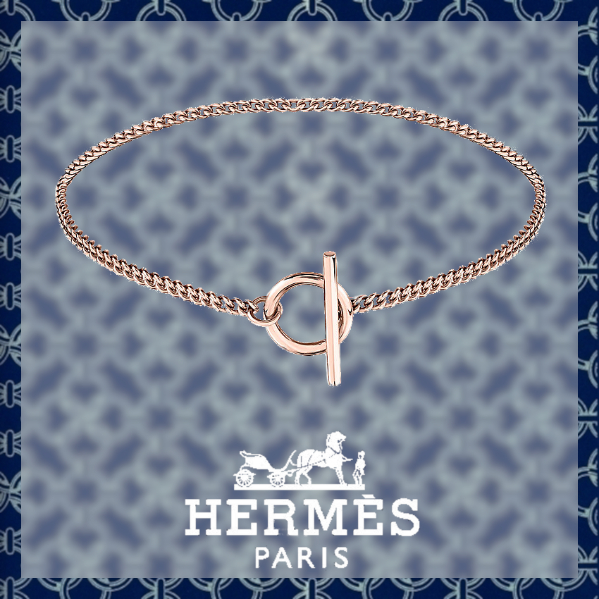 超大特価 【シェーヌダンクル】HERMES ★ PM ブレスレット ローズゴールド ブレスレット 超大特価 【シェーヌダンクル】HERMES ★ PM ブレスレット ローズゴールド ブレスレット