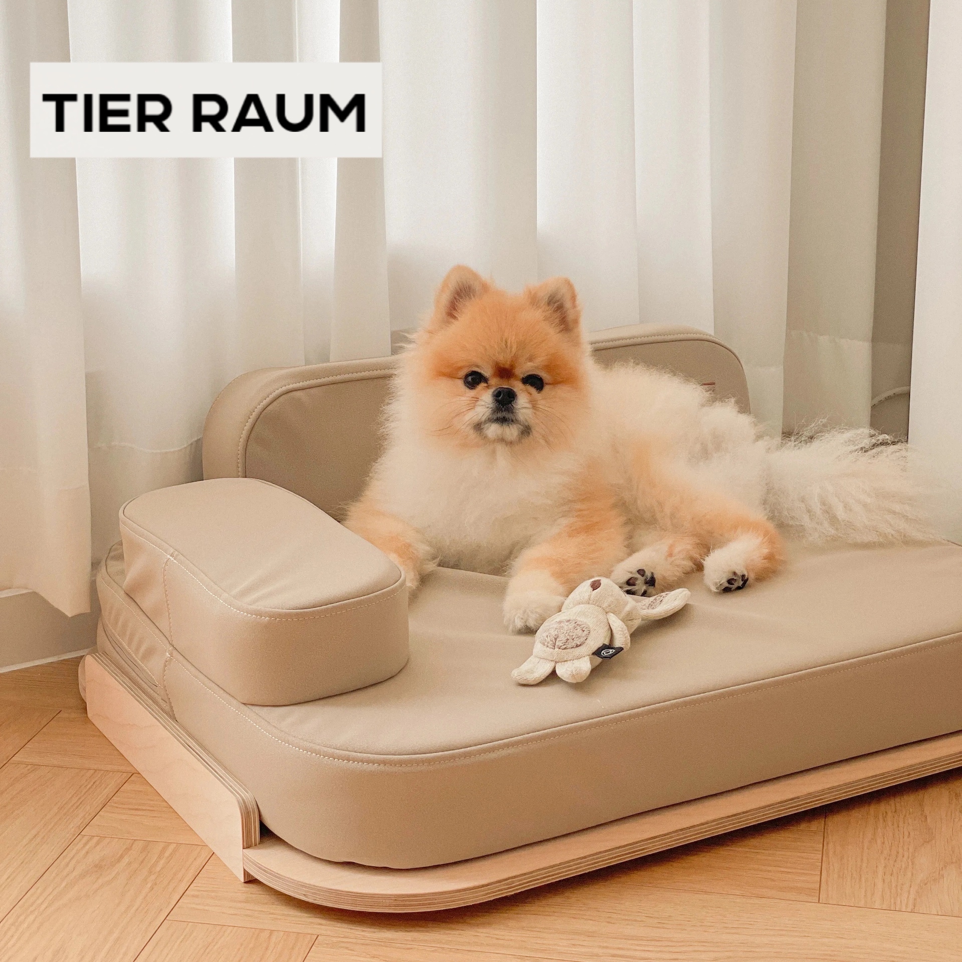 (TIRE RAUM)100%防水メモリーフォーム ペットソファベッド 犬/猫