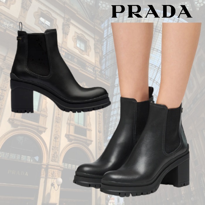 PRADA プラダ レースアップショートブーツ 23センチ | labiela.com