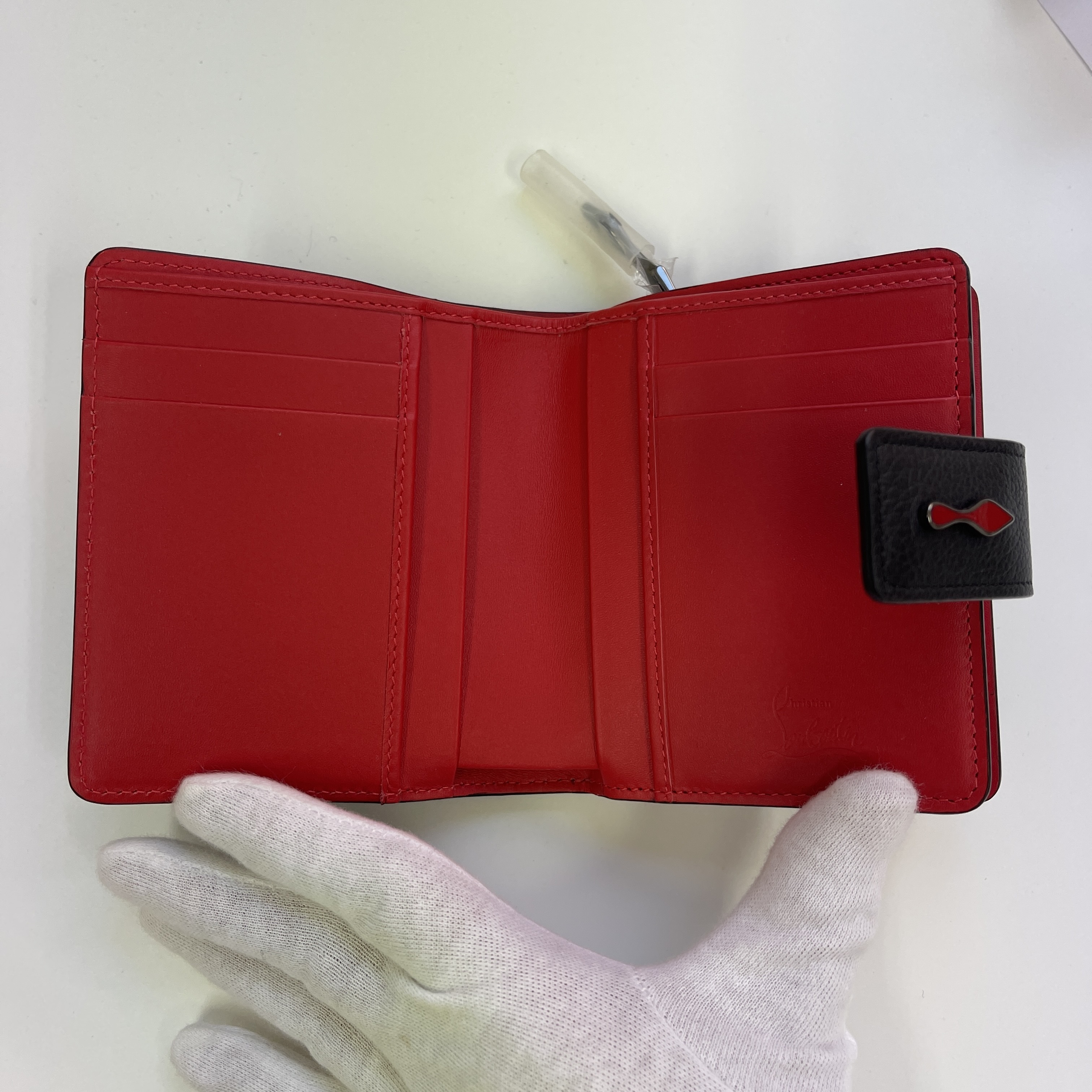 ルブタン Christian Louboutin・Paloma ミニ財布 ブラック (Christian ...