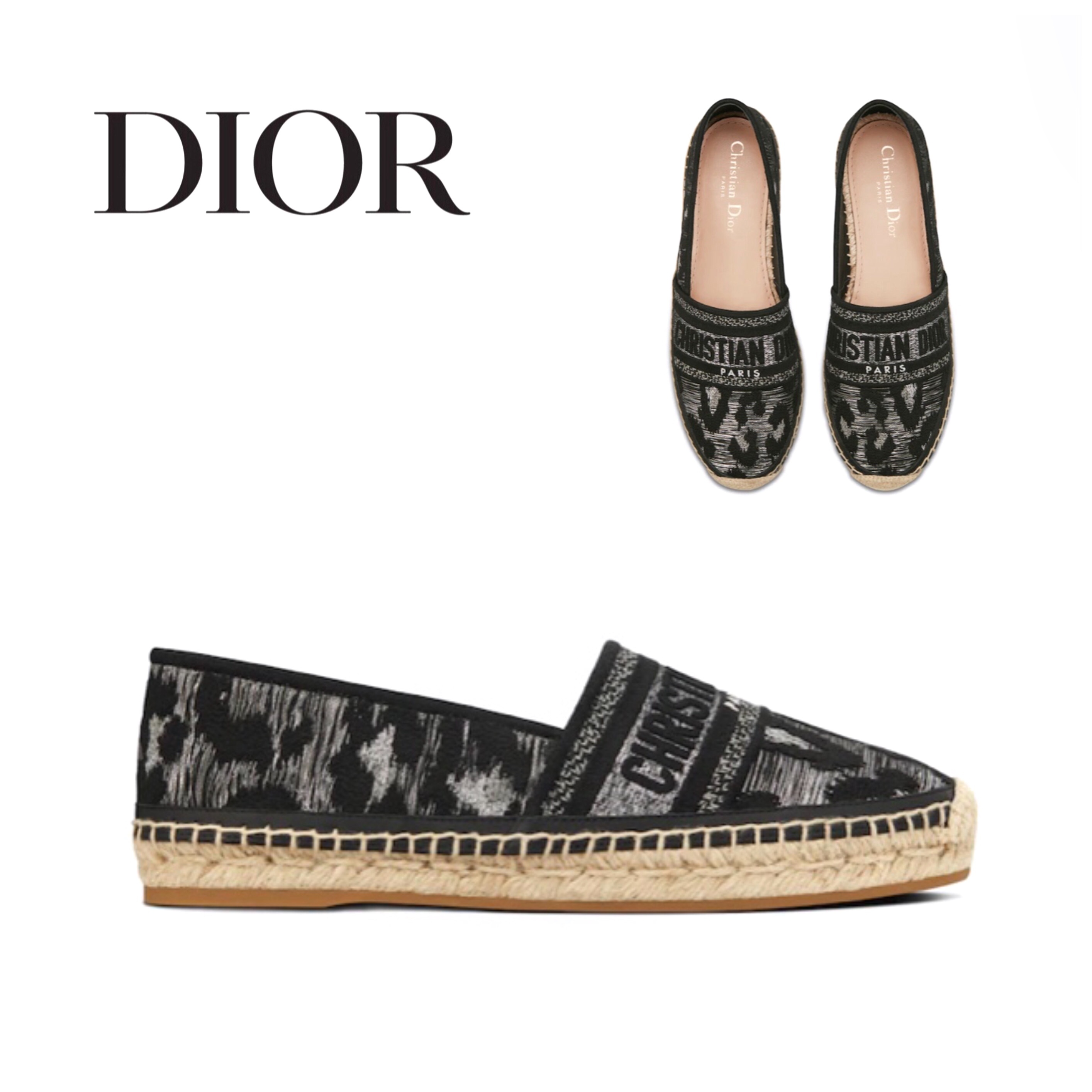 【再入荷!】 ショートパンツやスカートと♪DIOR グランヴィル エスパドリーユ フラットシューズ 【再入荷!】 ショートパンツやスカートと♪DIOR グランヴィル エスパドリーユ フラットシューズ