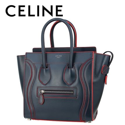 ネイビー(紺)系 CELINE Luggage x ハンドバッグ(レディース)|新作を ネイビー(紺)系 CELINE Luggage x ハンドバッグ(レディース)|新作を