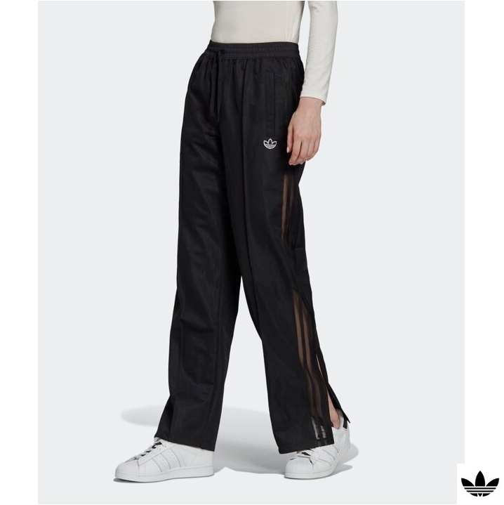 可愛い★adidas★シースルーサイドライン＆スリット入りパンツ