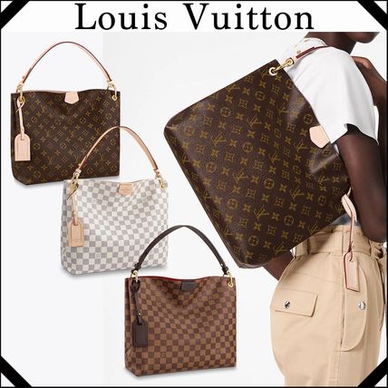 Louis Vuitton DAMIER(ルイヴィトン ダミエ) トートバッグ(レディース ...