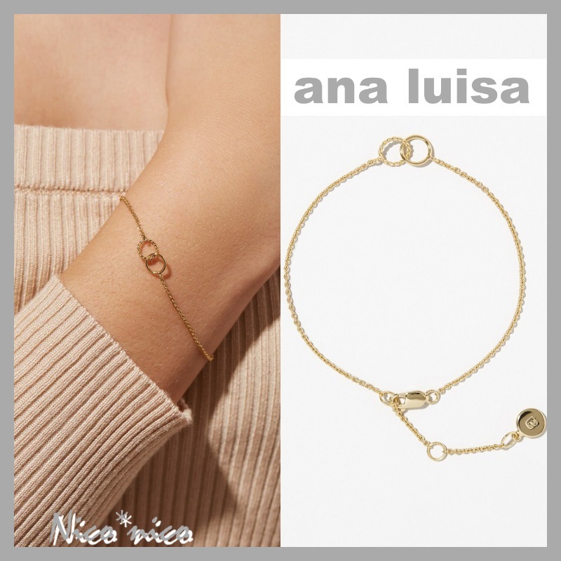 【ana luisa】JILL インターロッキング サークル ブレスレット