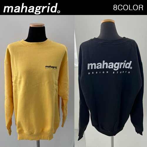★21-22FW新作★MAHAGRID★ORIGIN LOGO CREWNECK