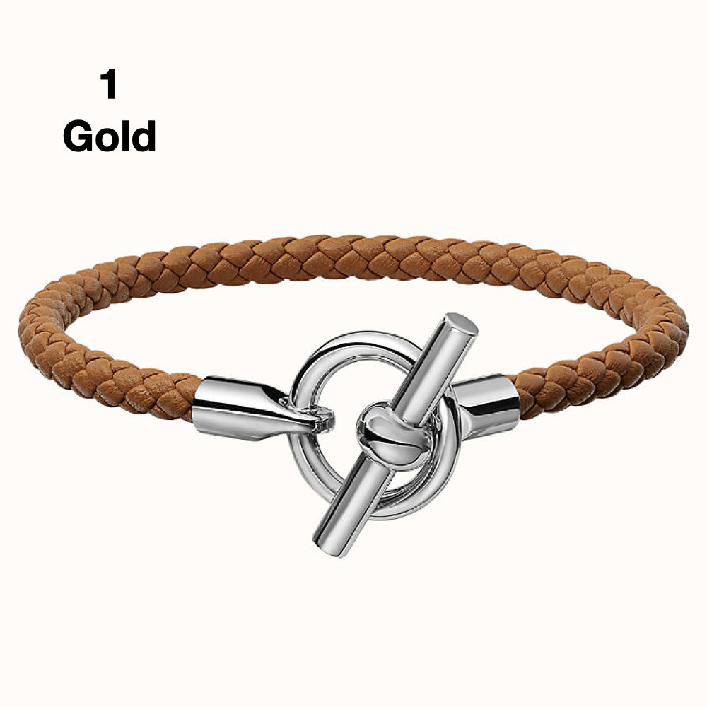☆HERMES☆レザーブレスレット《グレナンH》人気色はお早めに！