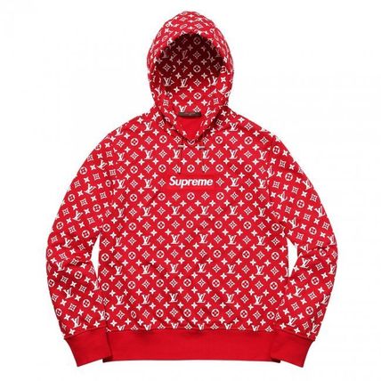 Shop Supreme 2017 Cruise Supreme Louis Vuitton Box Logo Hooded Sweatshirt  by BrandStreetStore