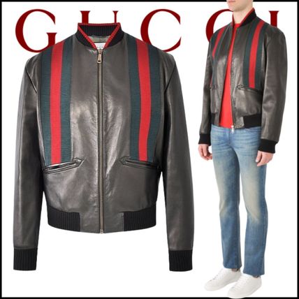 GUCCI(グッチ) レザージャケット(メンズ) - 海外通販のBUYMA