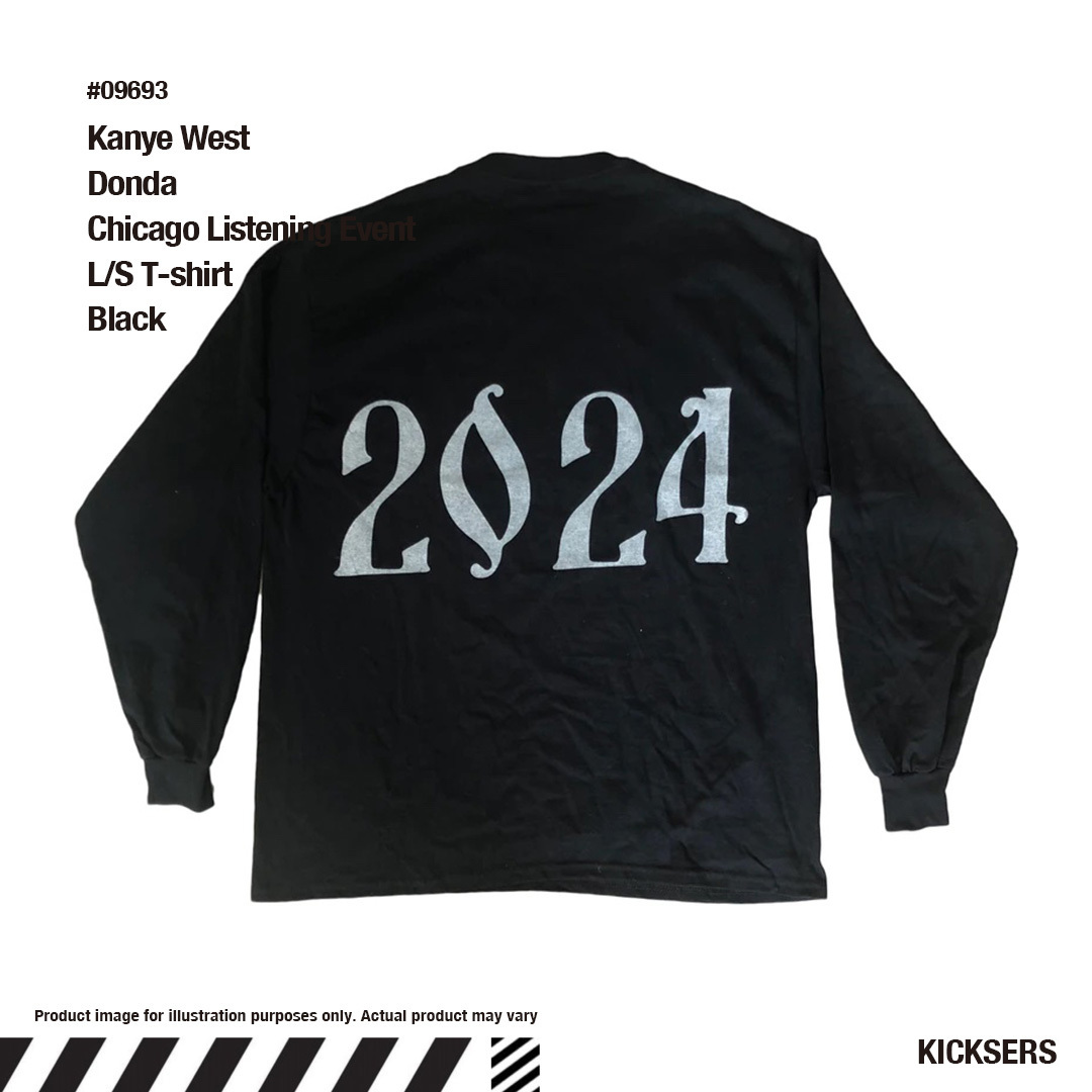 ドンダ シカゴイベント Kanye West Donda Chicago Event L/S Tee