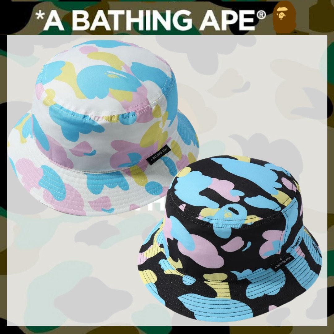 『5年保証』 APE》NEW BATHING 国内発送*《A MULTI 全2色 HAT BUCKET CAMO ハット 『5年保証』 APE》NEW BATHING 国内発送*《A MULTI 全2色 HAT BUCKET CAMO ハット