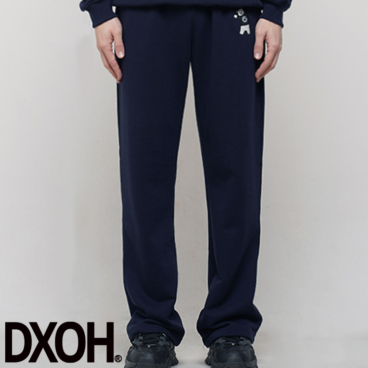 ★DXOH★BEAR EMBROIDER PANTS [NAVY]★正規品/韓国直送料込