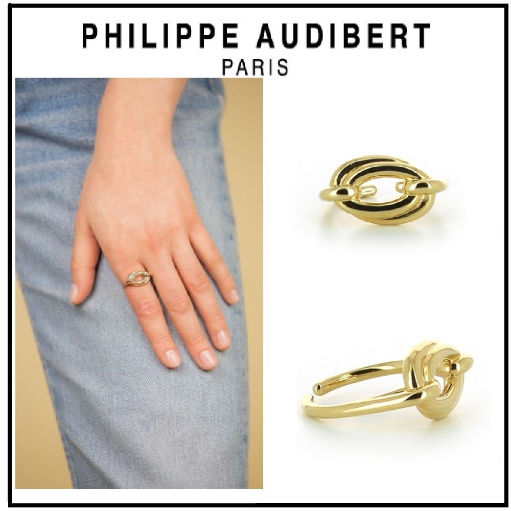 【Philippe Audibert】JUDE ゴールド リンク リング ♪