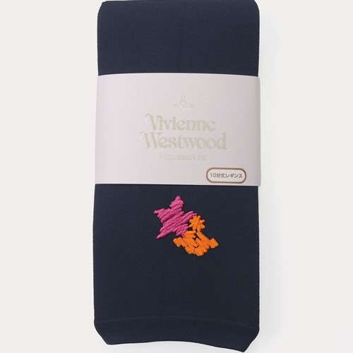 Vivienne Westwood タイツ・ソックス 【Vivienne Westwood】即対応 スクリブルORBスター レギンス(9)
