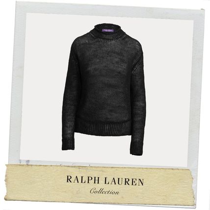 ★Ralph Lauren Collection★ リネンロールモックネックセーター ★Ralph Lauren Collection★ リネンロールモックネックセーター
