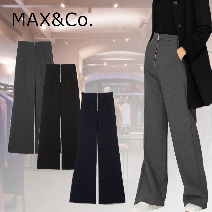 ★日本未入荷★MAX&Co.☆ダブルストレッチワイドパンツ MORESCO 円高還元