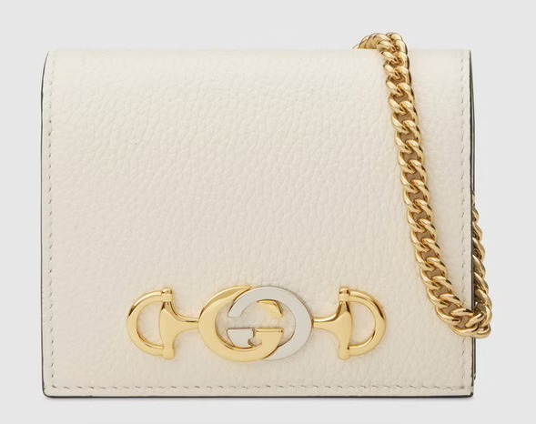 【国内発送★】GUCCI ズゥミ チェーン付き カードケース 4色