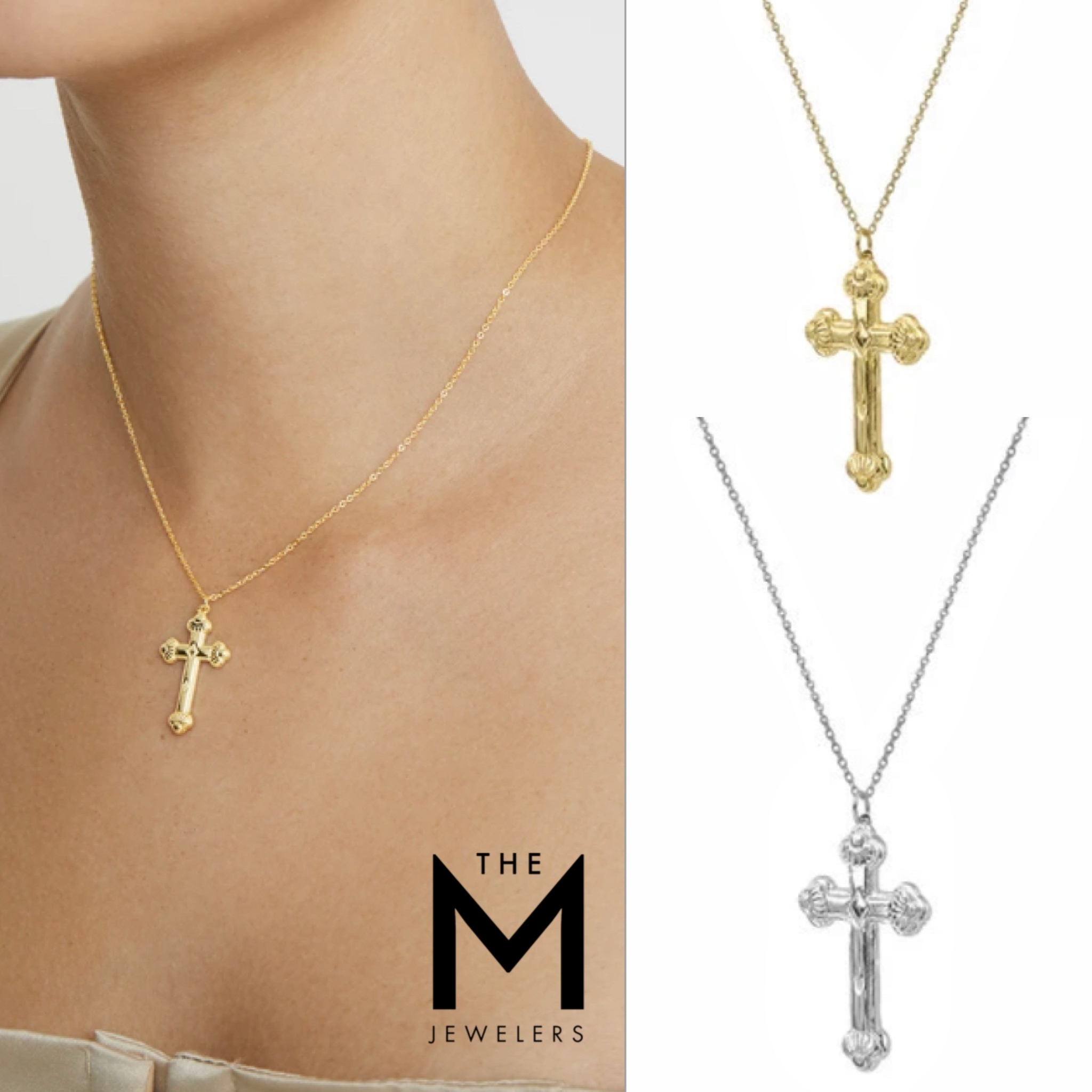 ニューヨーク発【送料無料】十字架ネックレス☆The M Jewelers